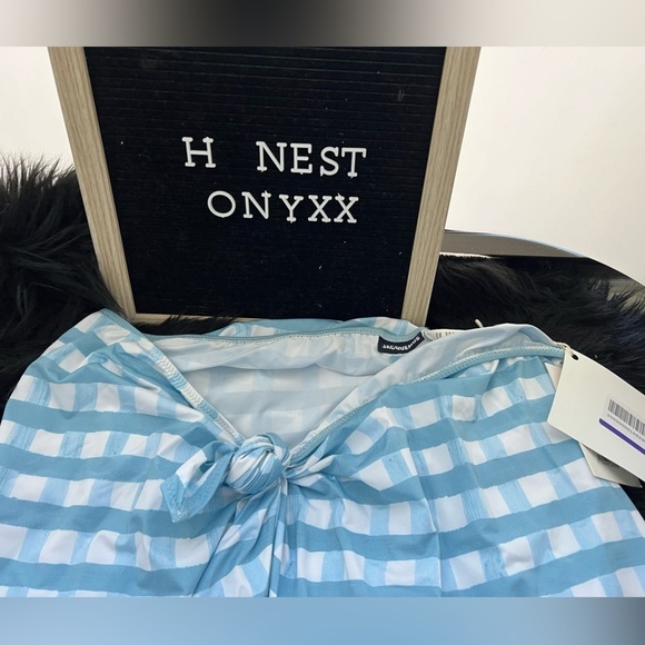 Jacquemus nodi knotted gingham pareo - Picture 8 of 8